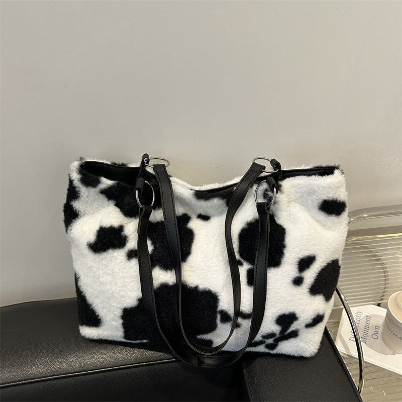 plush cowhide pattern