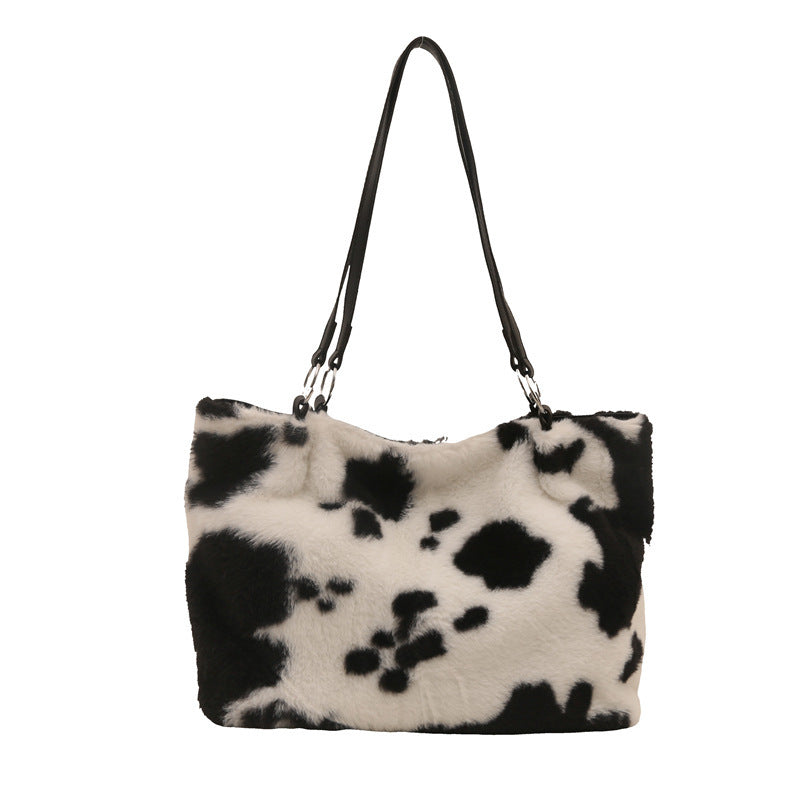 plush cowhide pattern